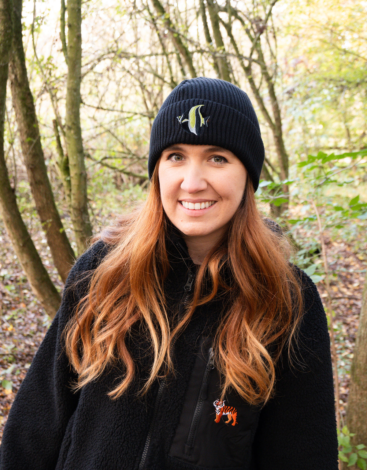 Angelfish Embroidered Beanie