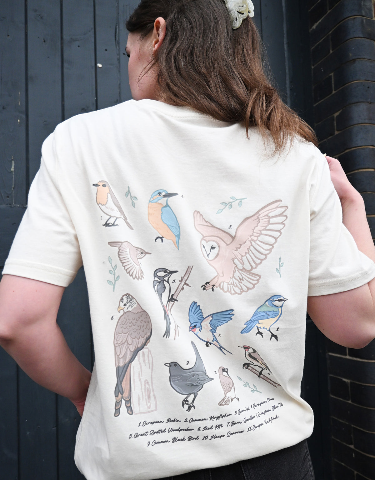 British Birds Printed Unisex T-Shirt