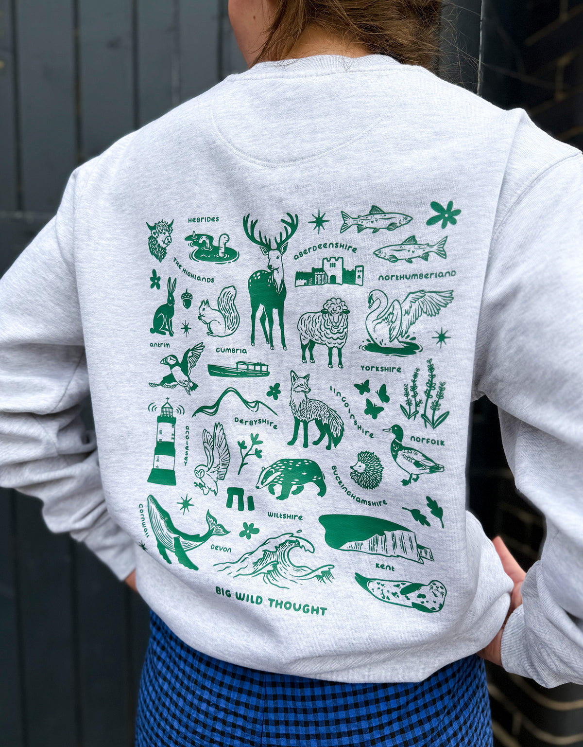 All Things British Printed Unisex Sweatshirt