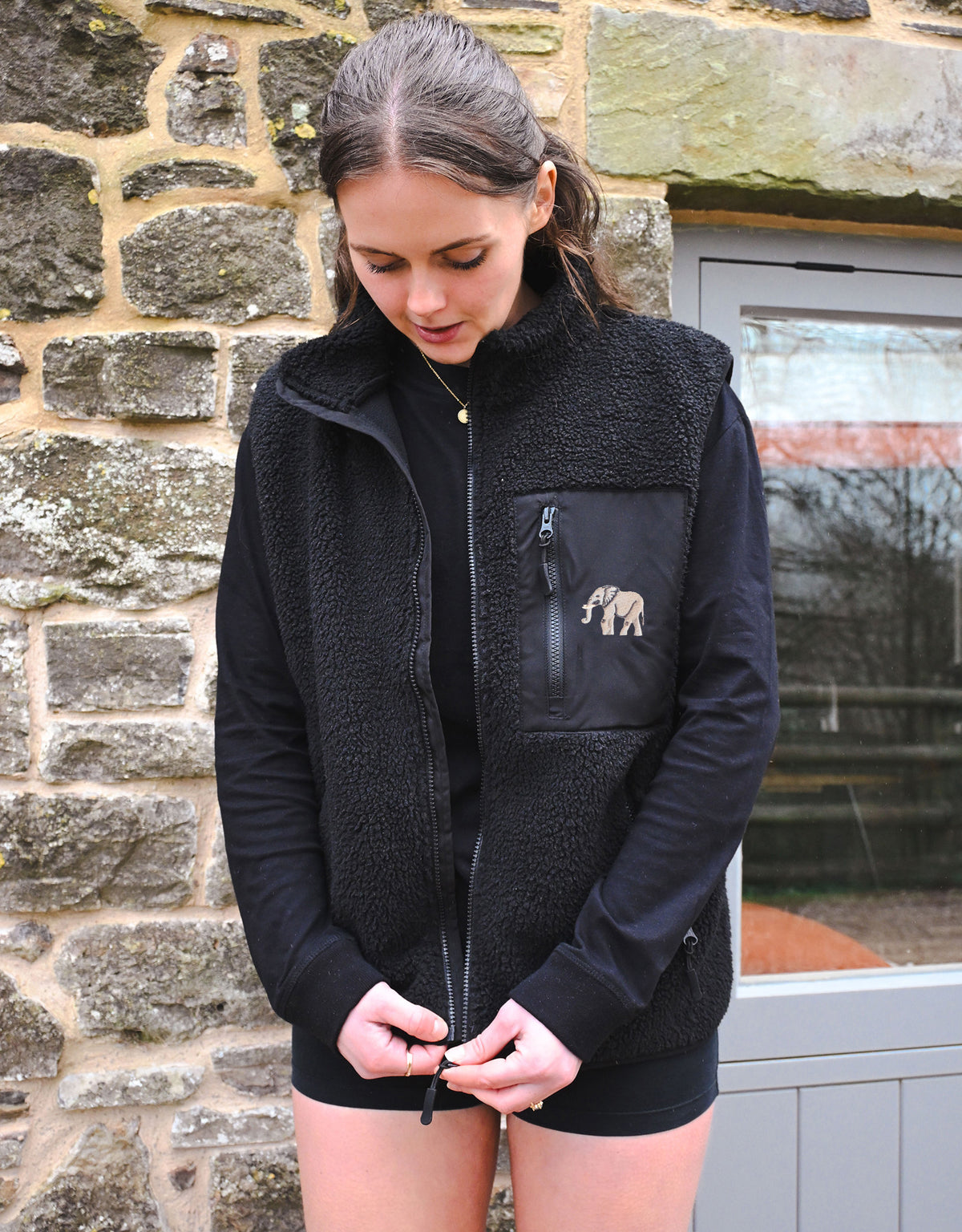 Elephant Recycled Polyester Fleece Gilet