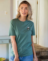 Giant Panda Embroidered Unisex T-Shirt