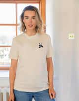 Giant Panda Embroidered Unisex T-Shirt