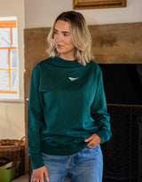 Humpback Whale Embroidered Unisex Sweatshirt
