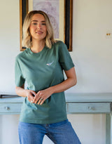 Humpback Whale Embroidered Unisex T-Shirt