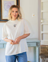 Koala Embroidered Unisex Oversized Tee