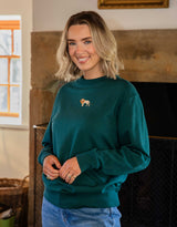 Lion Embroidered Unisex Sweatshirt