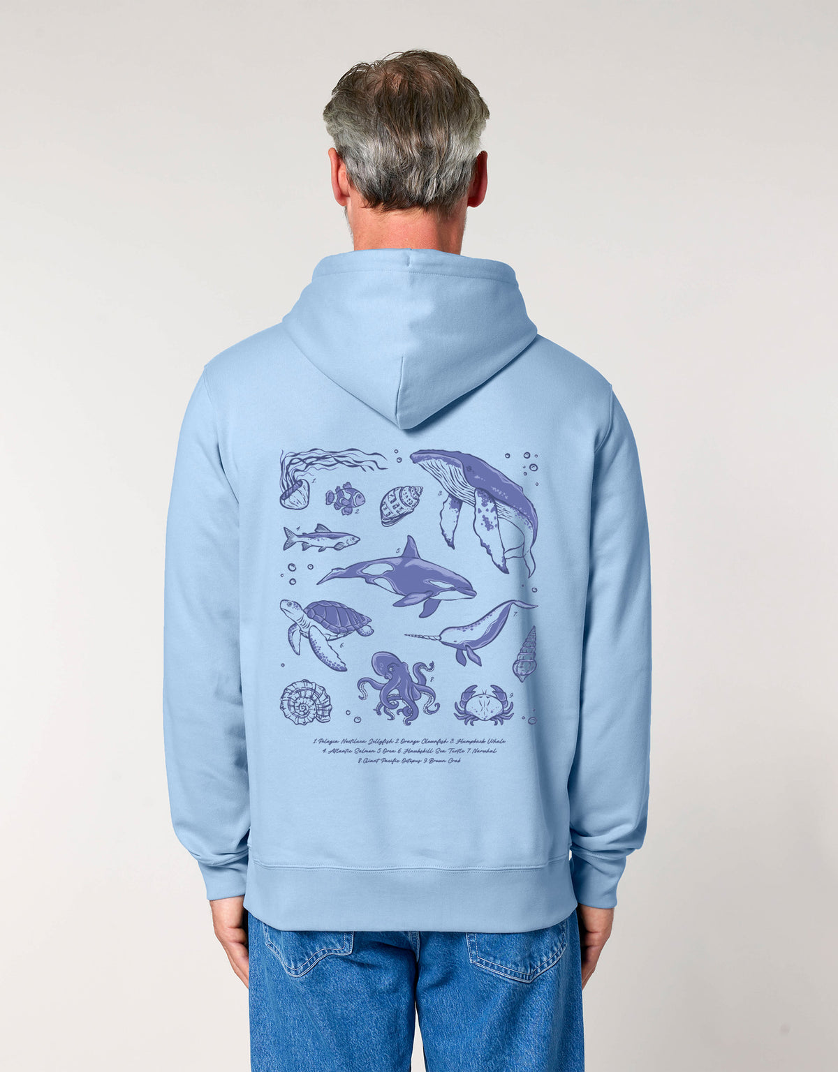 Under The Sea Printed Unisex Hoodie