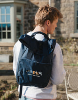 Protect Our Oceans Embroidered Fold-Top Backpack