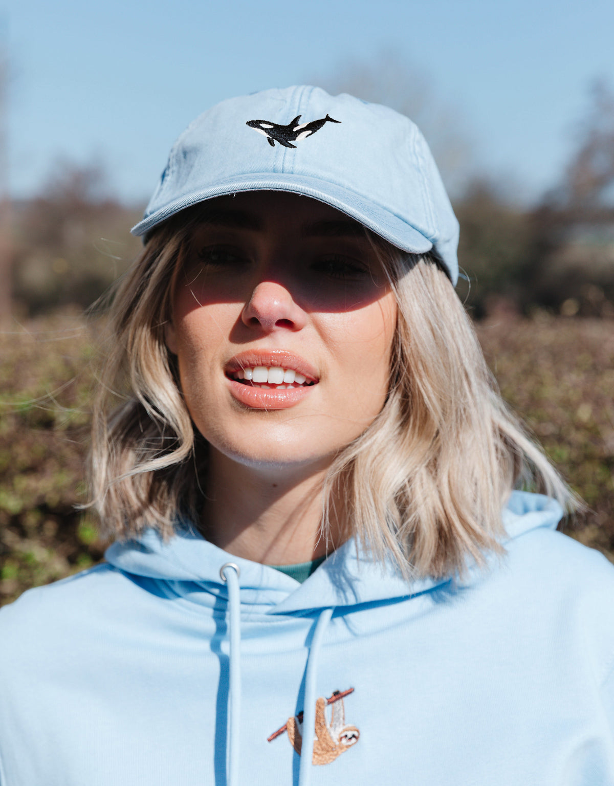 Orca Embroidered Vintage Cap