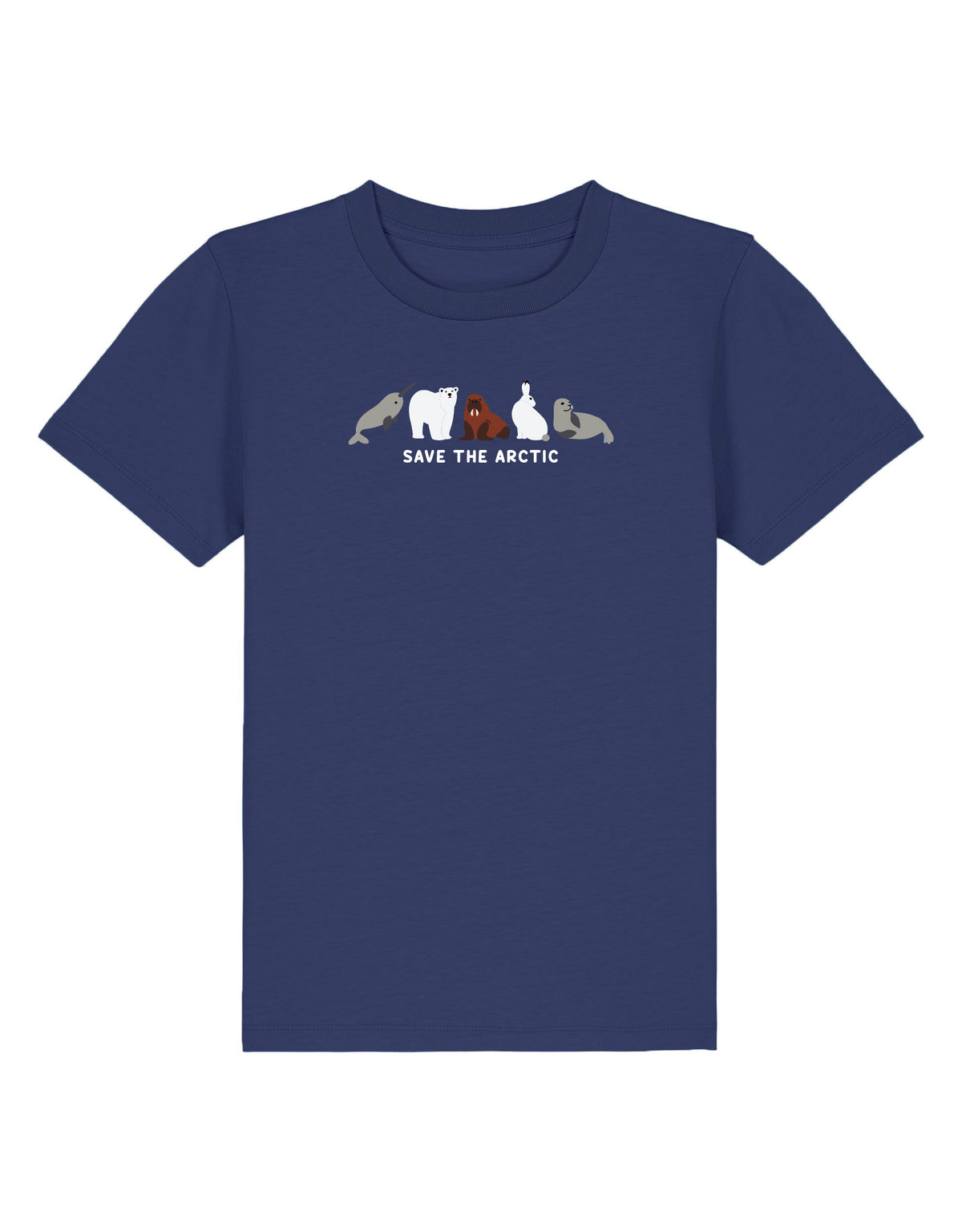 Save The Arctic Embroidered Childrens T-Shirt