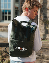 Save The Arctic Embroidered Fold-Top Backpack