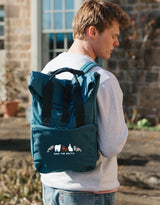 Save The Arctic Embroidered Fold-Top Backpack