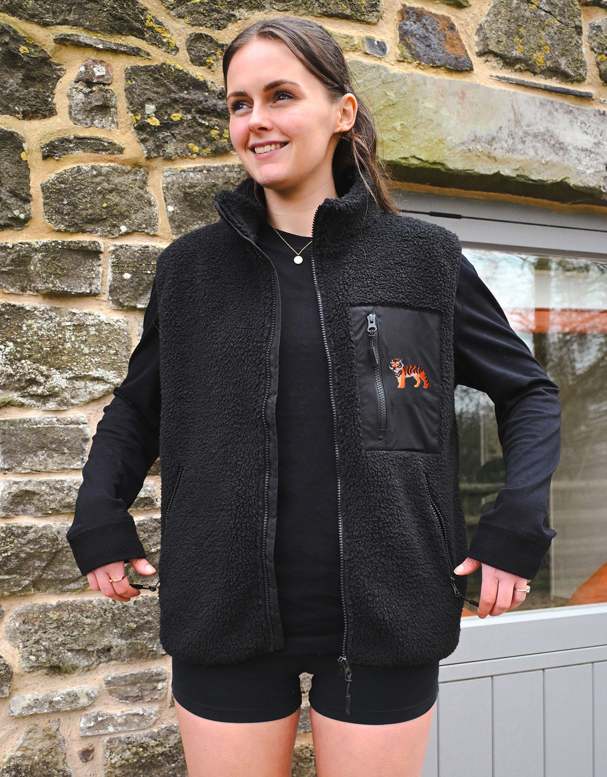 Tiger Recycled Polyester Fleece Gilet