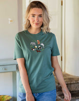 World Of Animals Embroidered Unisex T-Shirt