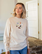 World Of Animals Embroidered Unisex Sweatshirt