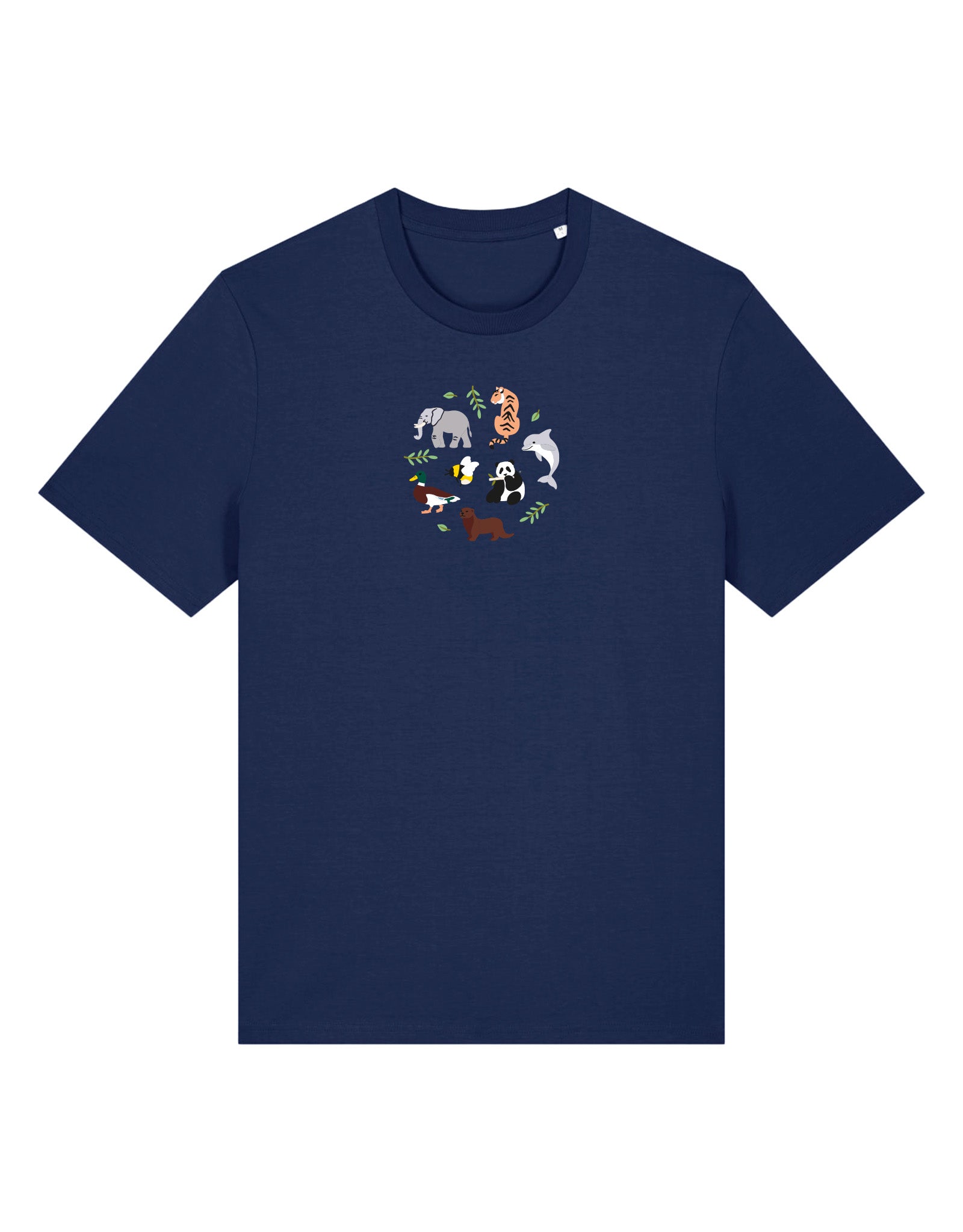 World Of Animals Embroidered Unisex T-Shirt
