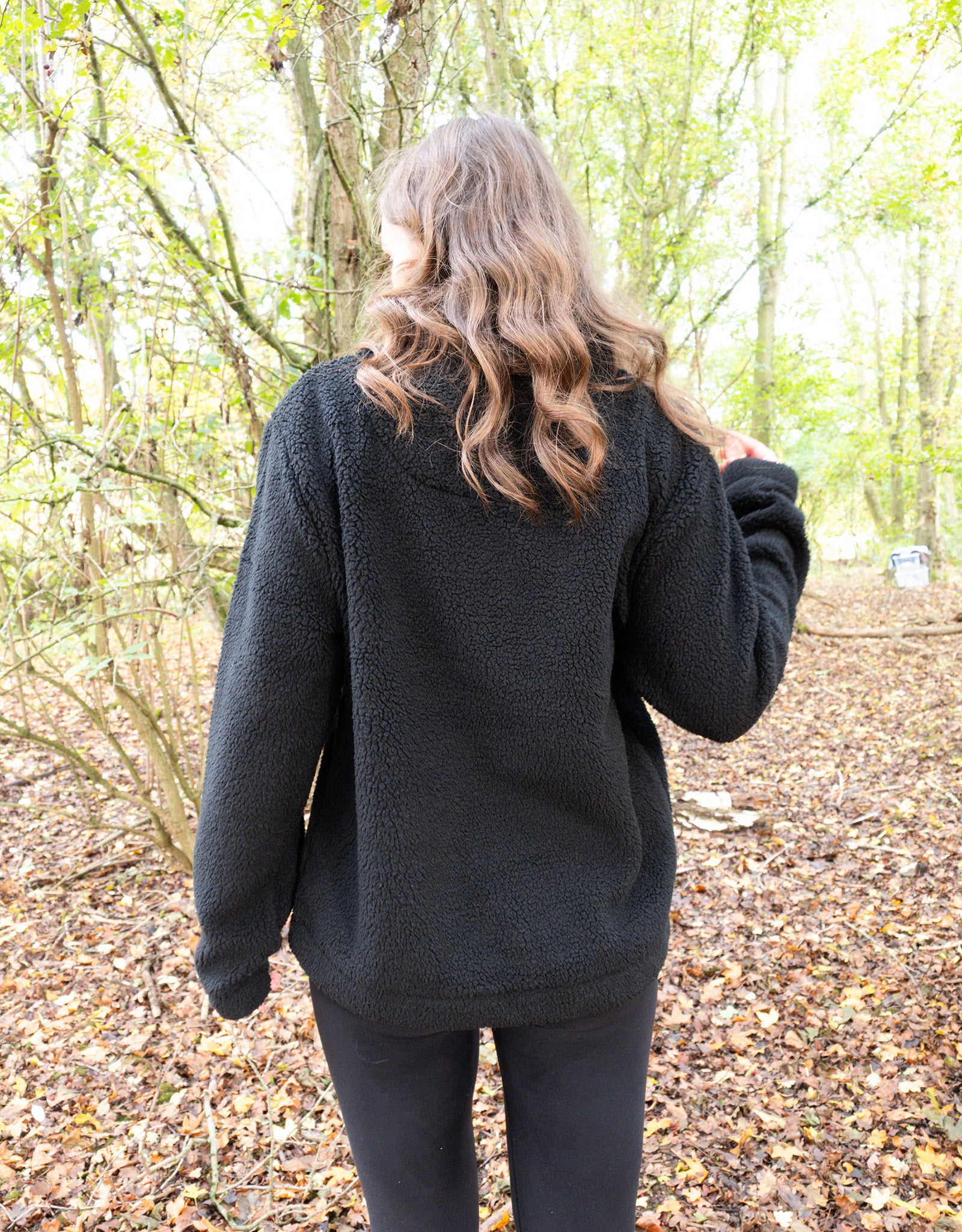 Peacock Butterfly 1/4 Zip Recycled Polyester Fleece