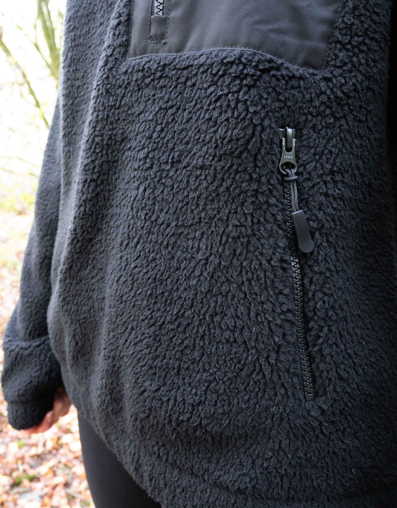 Peacock Butterfly 1/4 Zip Recycled Polyester Fleece