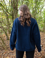 Peacock Butterfly 1/4 Zip Recycled Polyester Fleece