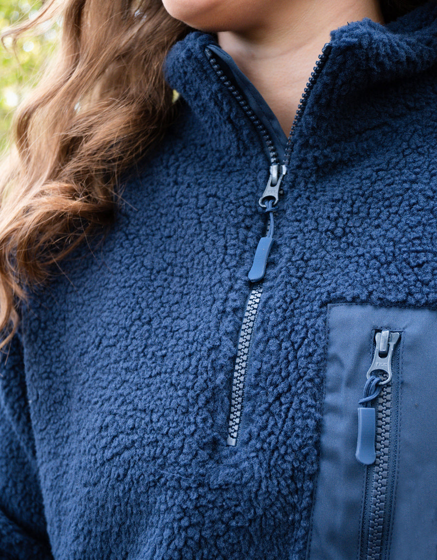 Badger 1/4 Zip Recycled Polyester Fleece