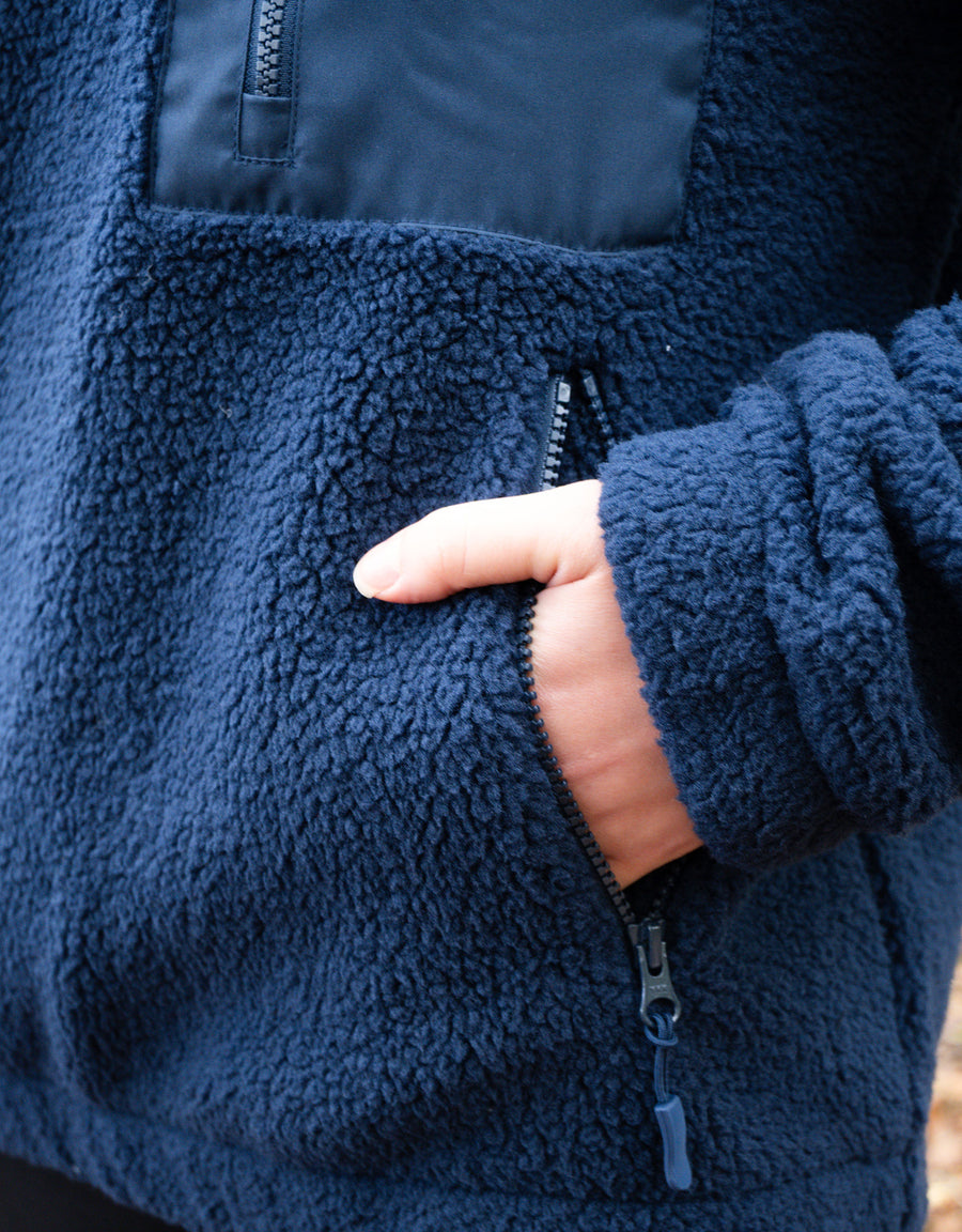 Badger 1/4 Zip Recycled Polyester Fleece