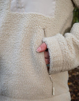 Brown Bear 1/4 Zip Recycled Polyester Fleece