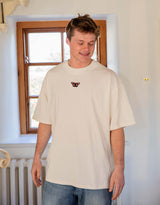 Peacock Butterfly Embroidered Unisex Oversized Tee