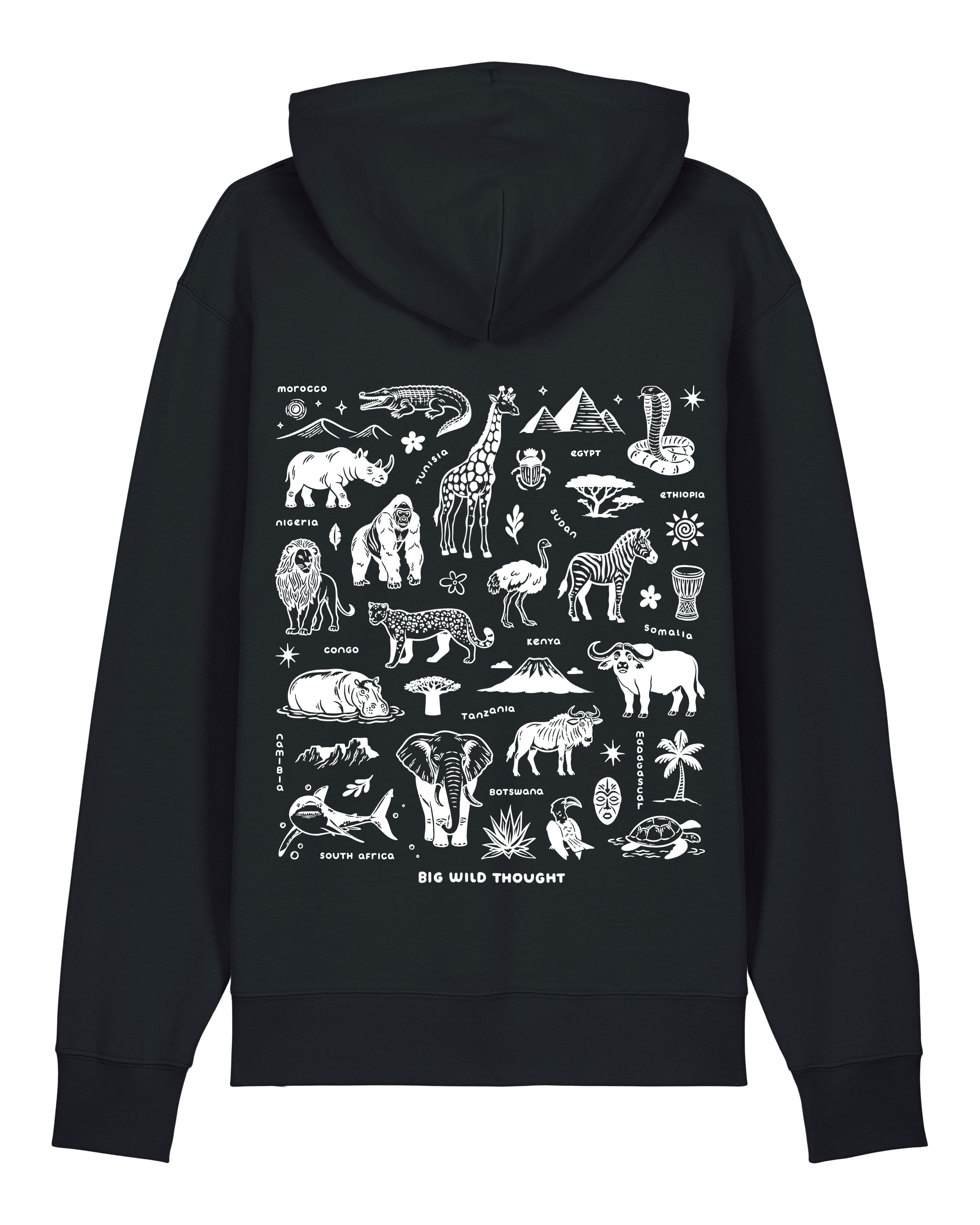 All Things African Printed Unisex Hoodie