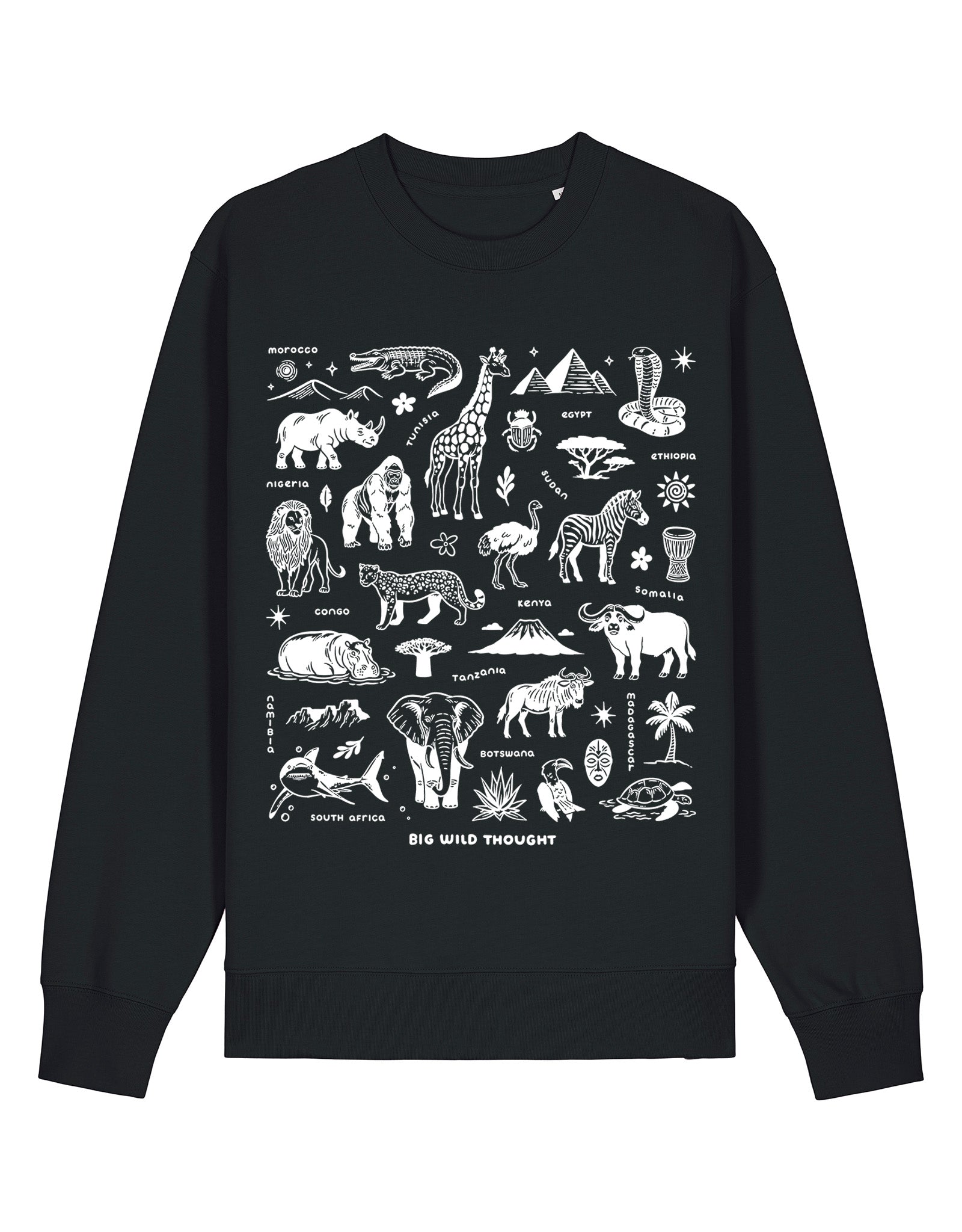 All Things African Printed Unisex Sweatshirt