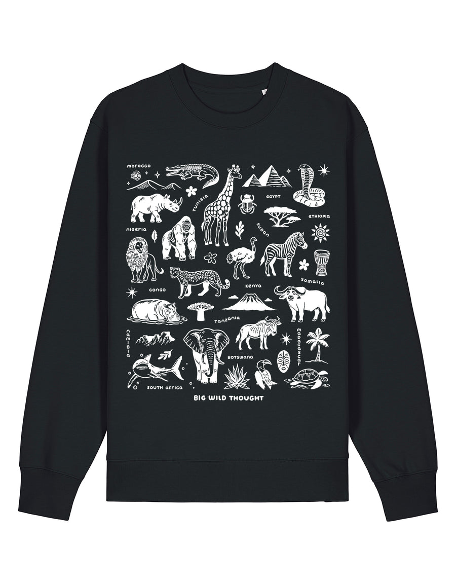 All Things African Printed Unisex Sweatshirt