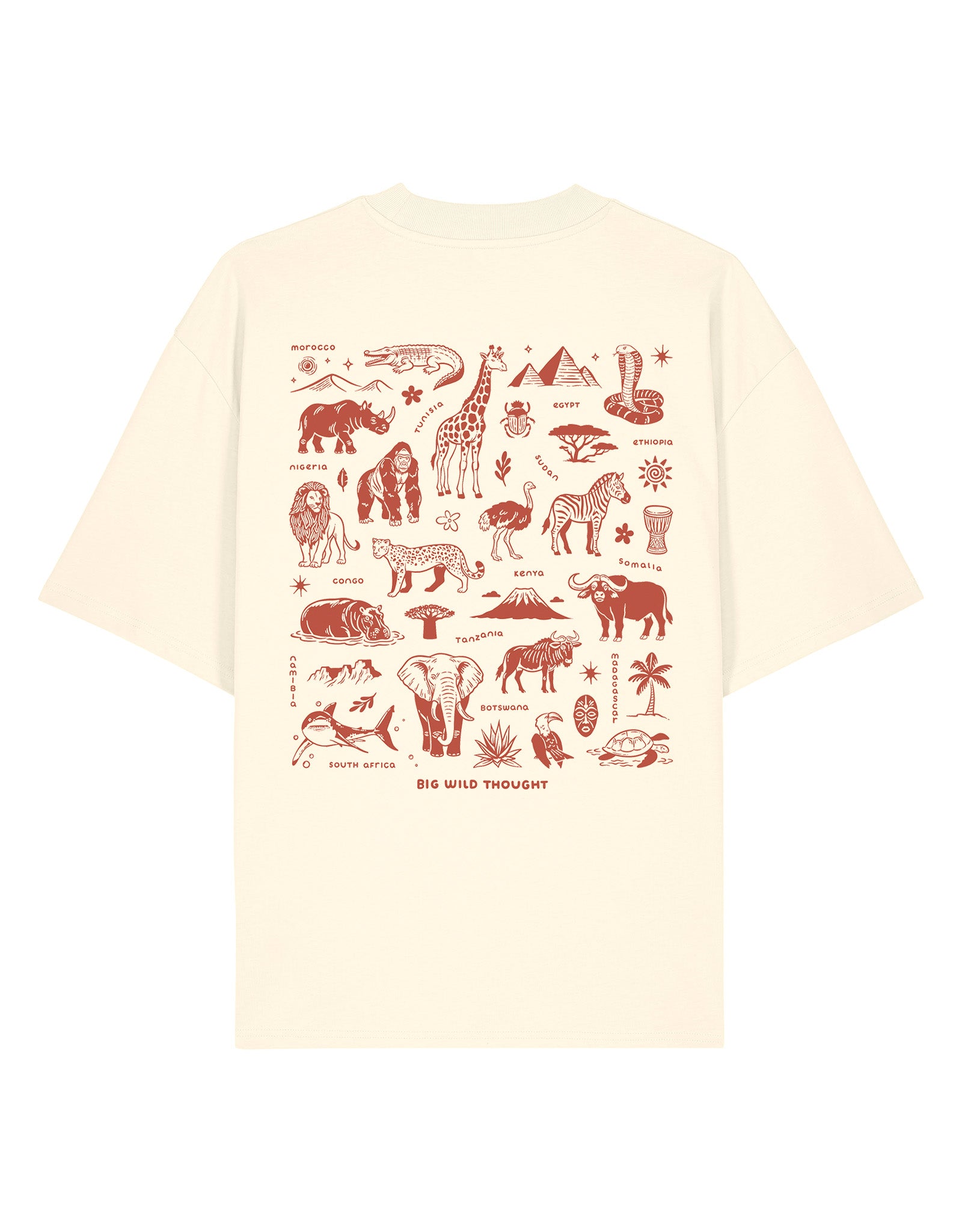 All Things African Printed Unisex Oversized Tee