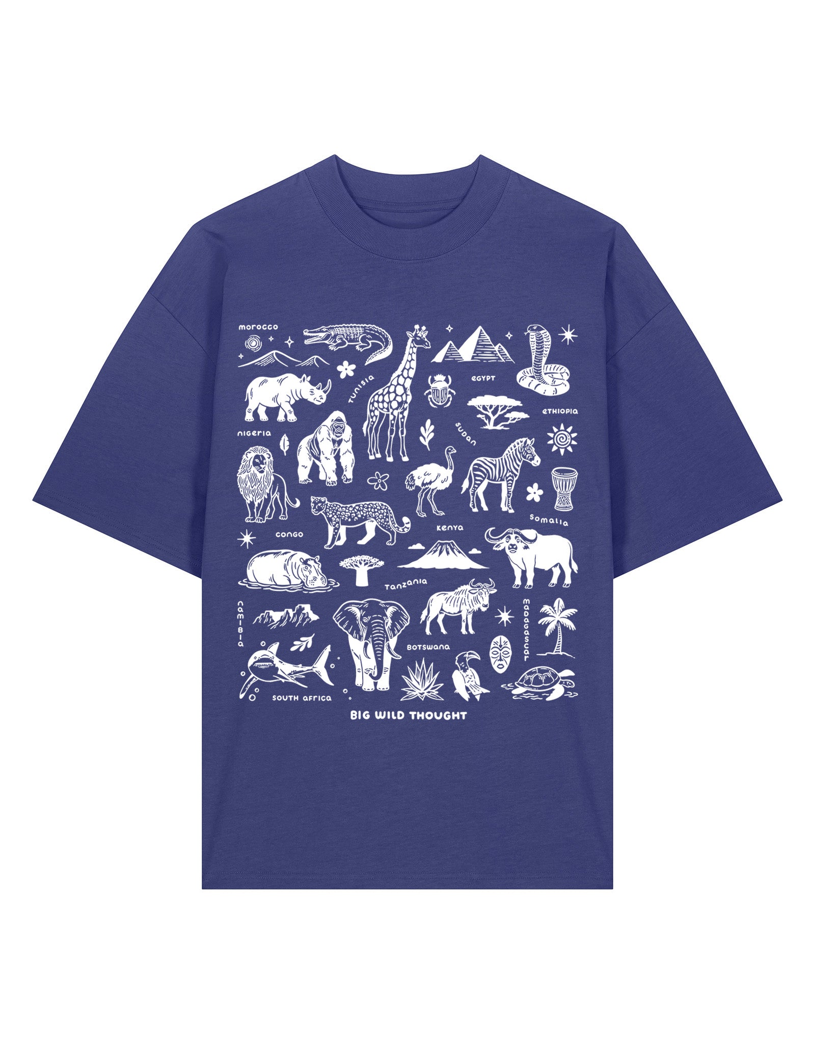 All Things African Printed Unisex Oversized Tee