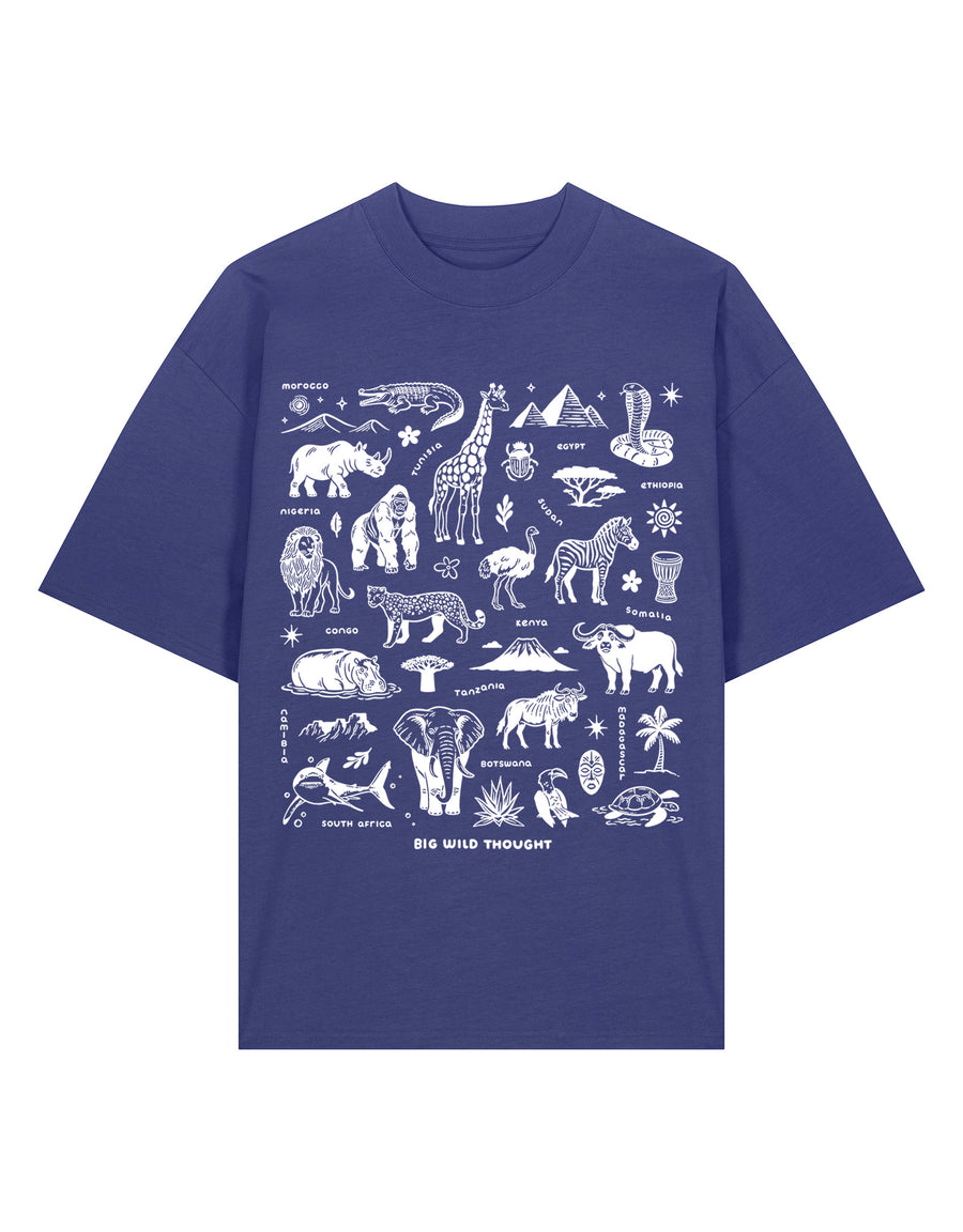 All Things African Printed Unisex Oversized Tee