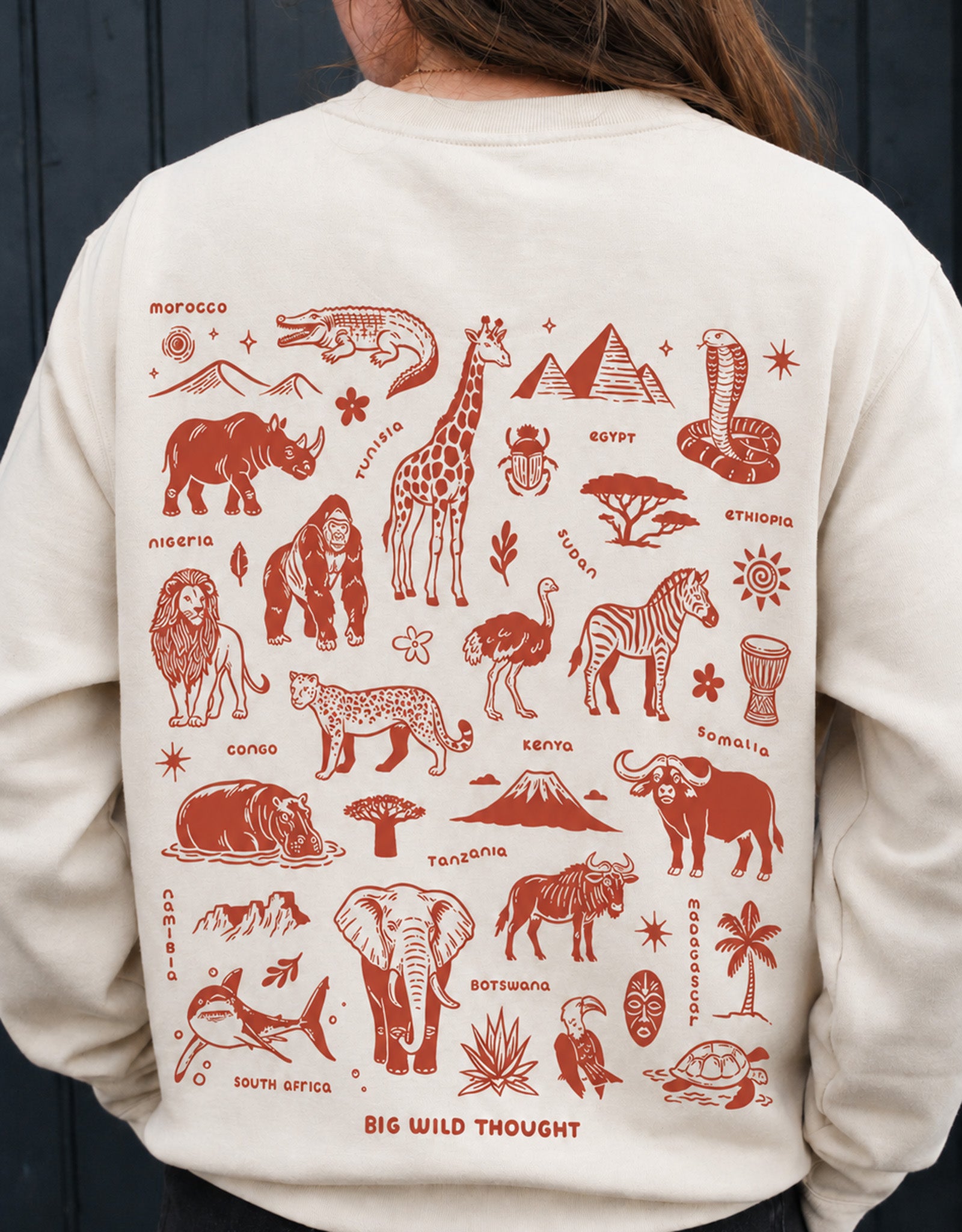 All Things African Printed Unisex Sweatshirt