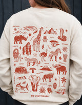 All Things African Printed Unisex Sweatshirt