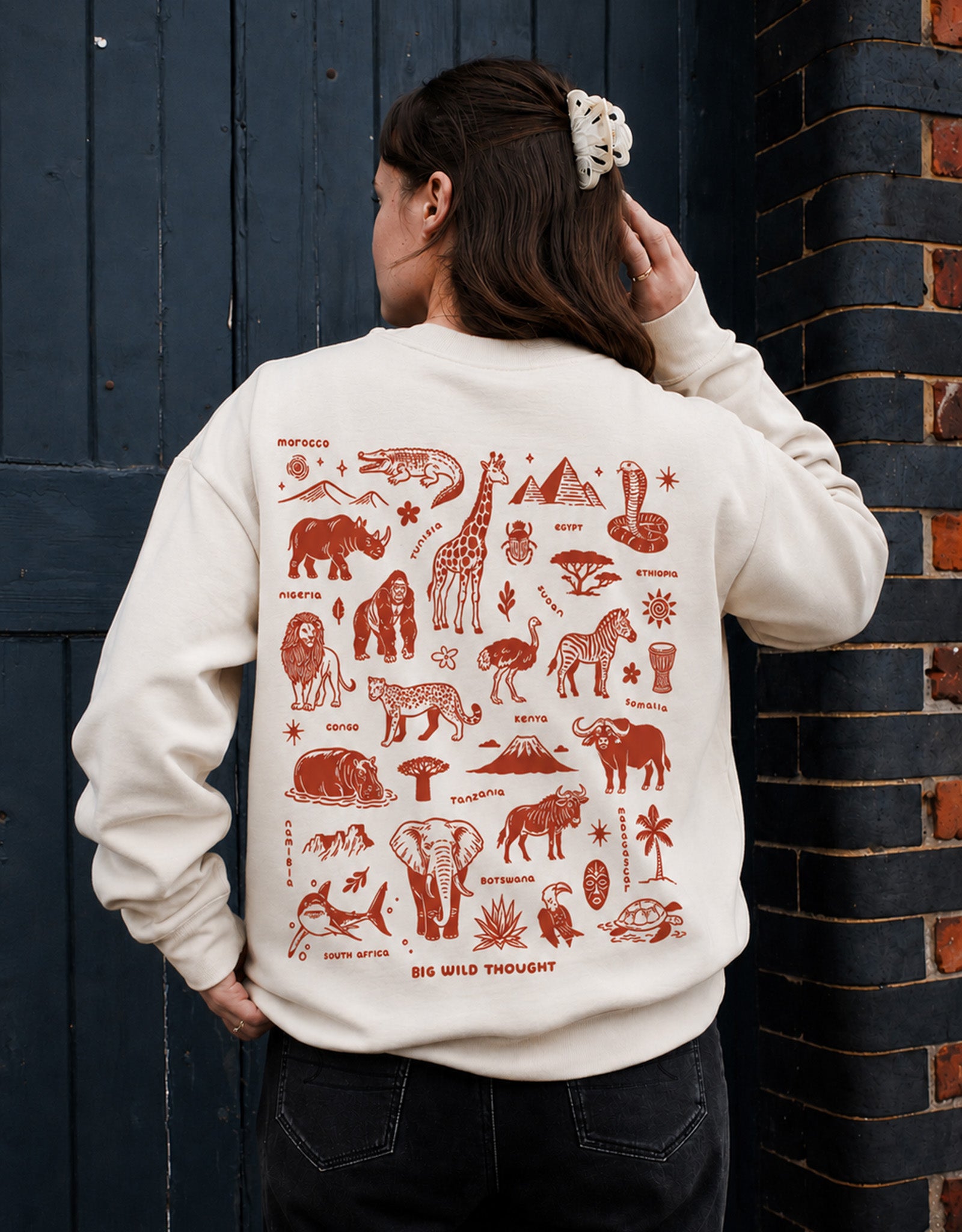 All Things African Printed Unisex Sweatshirt