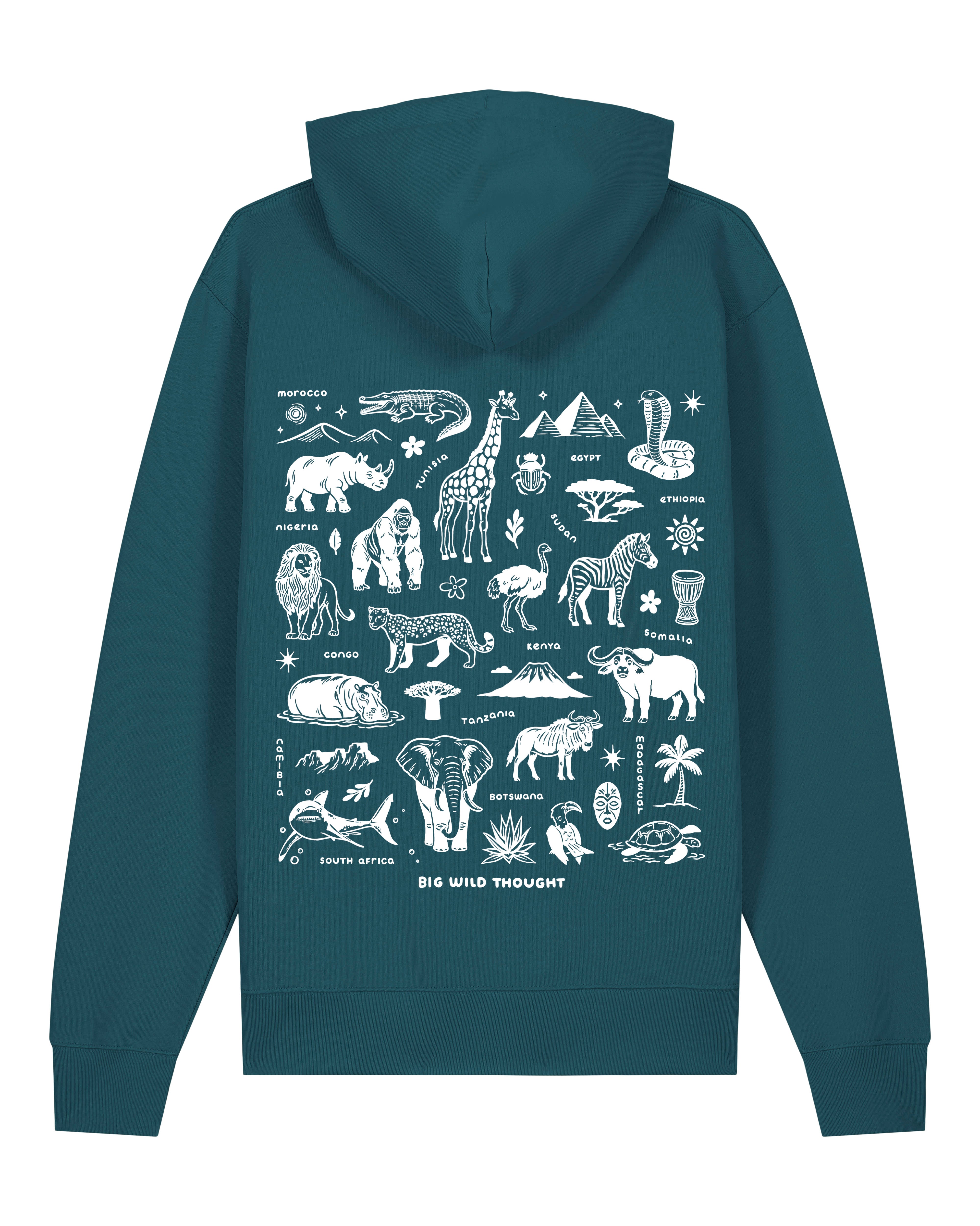 All Things African Printed Unisex Hoodie