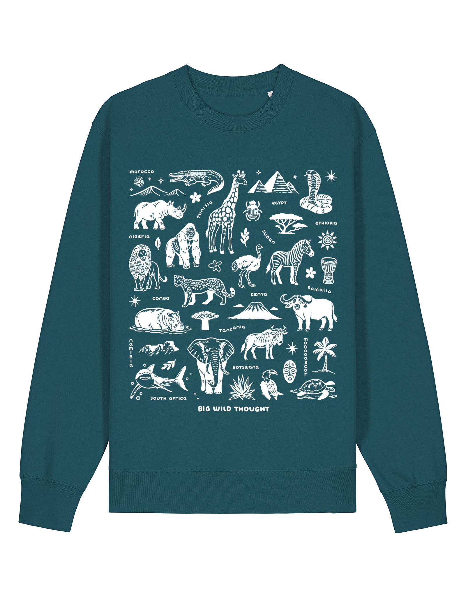 All Things African Printed Unisex Sweatshirt