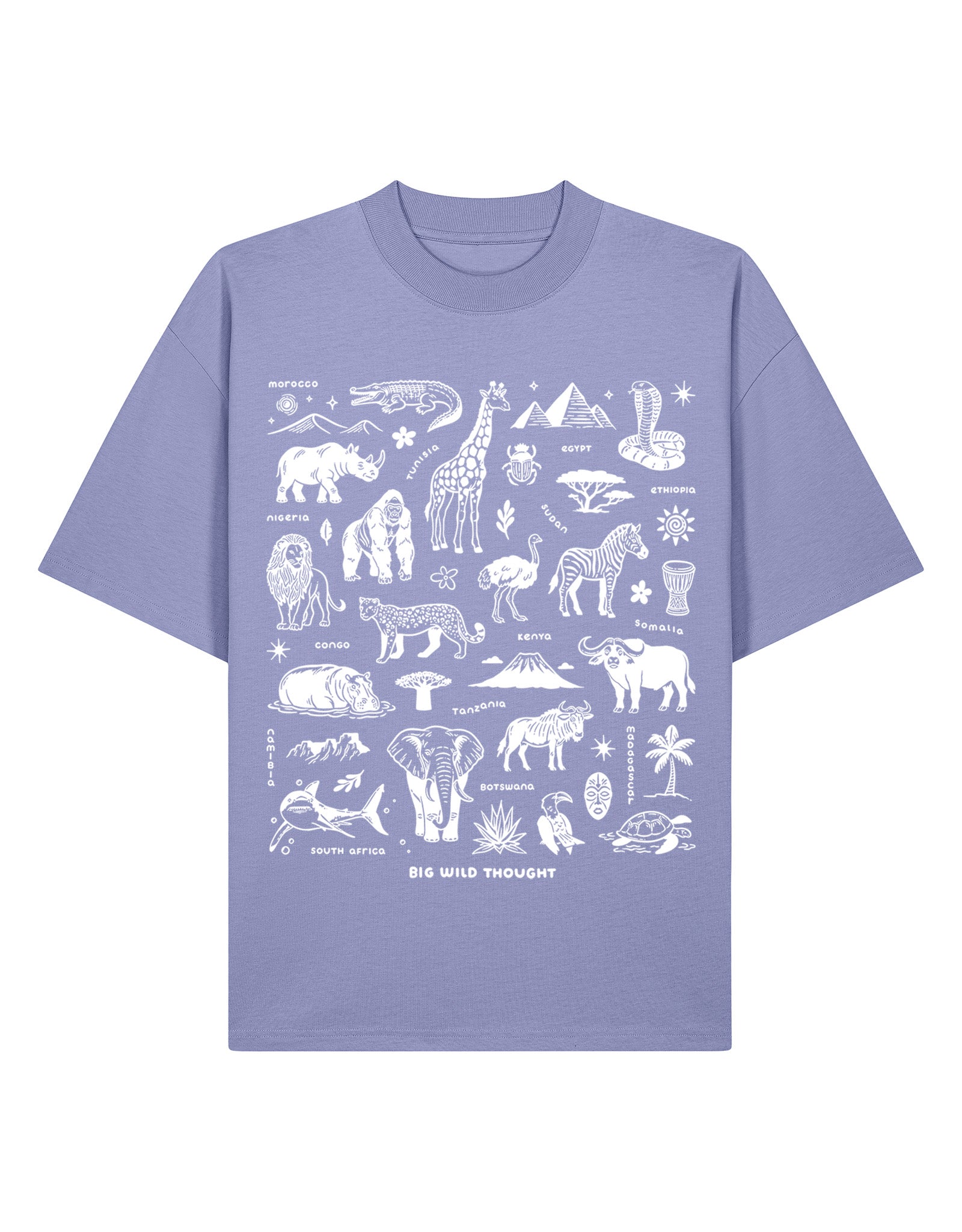 All Things African Printed Unisex Oversized Tee