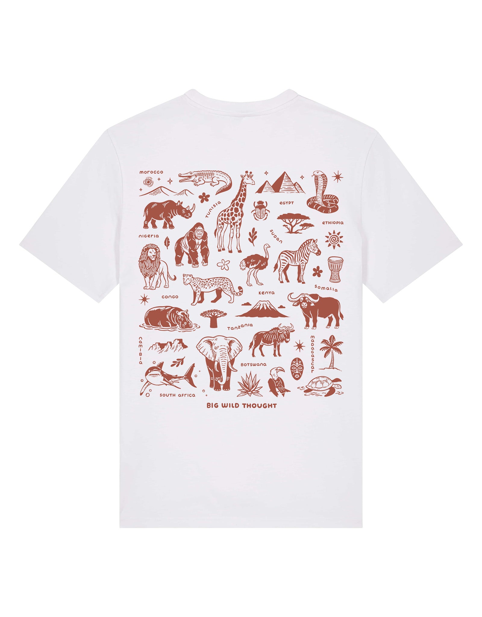 All Things African Printed T-Shirt - XS (Faulty) *SAMPBX3*