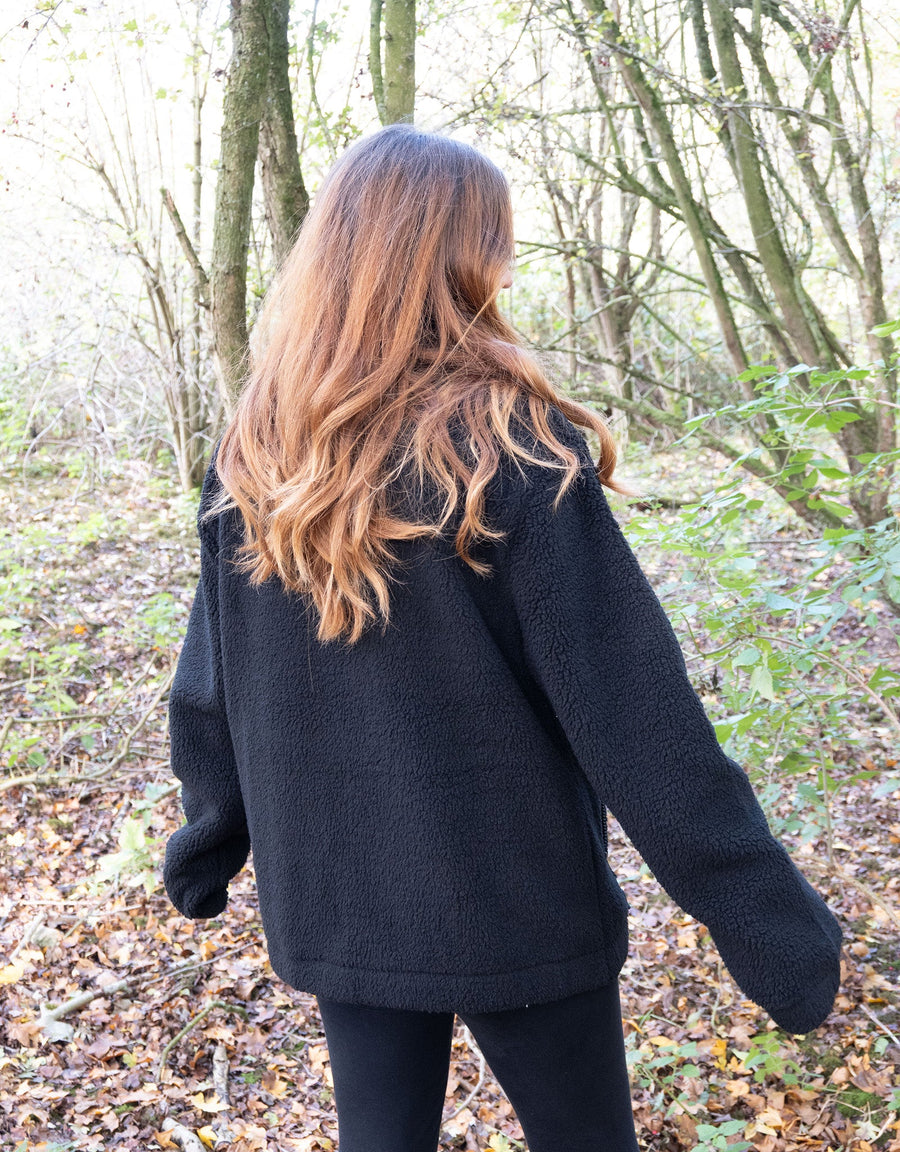 Brown Bear Full Zip Recycled Polyester Fleece