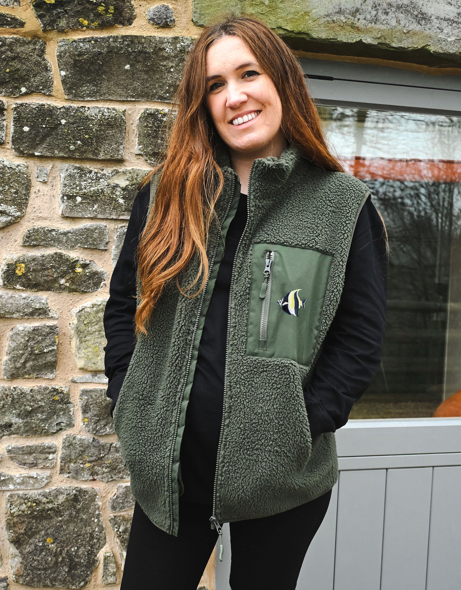 Angelfish Recycled Polyester Fleece Gilet
