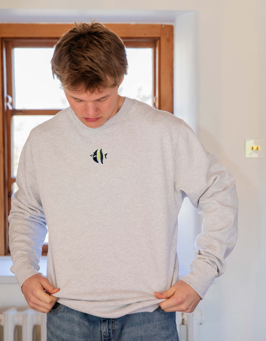 Angelfish Embroidered Unisex Sweatshirt