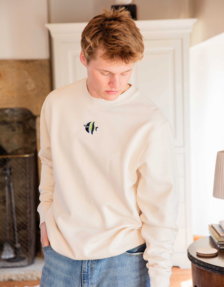 Angelfish Embroidered Unisex Sweatshirt
