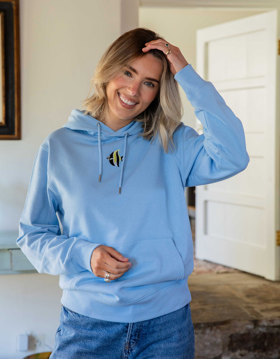 Angelfish Embroidered Unisex Hoodie