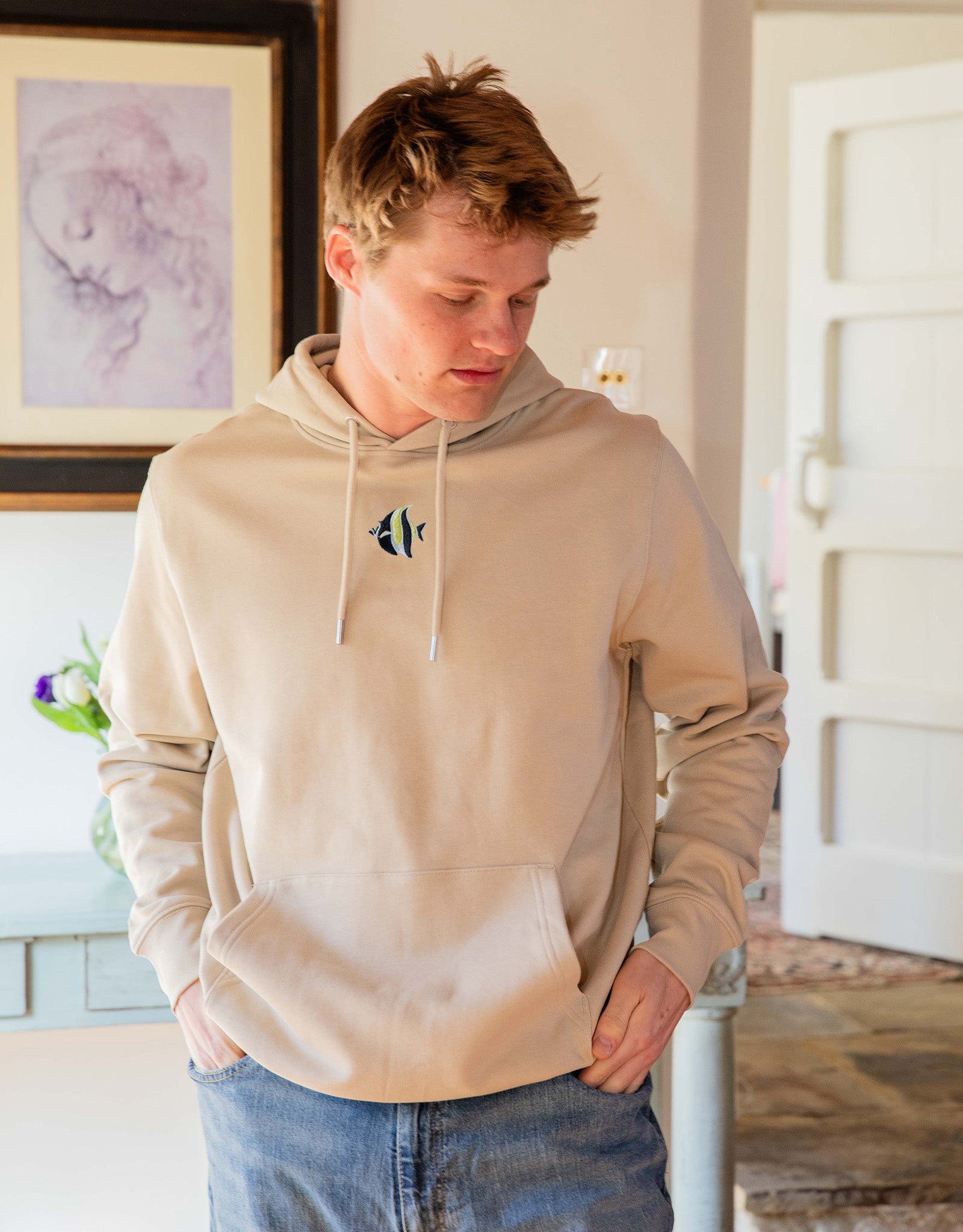 Angelfish Embroidered Unisex Hoodie