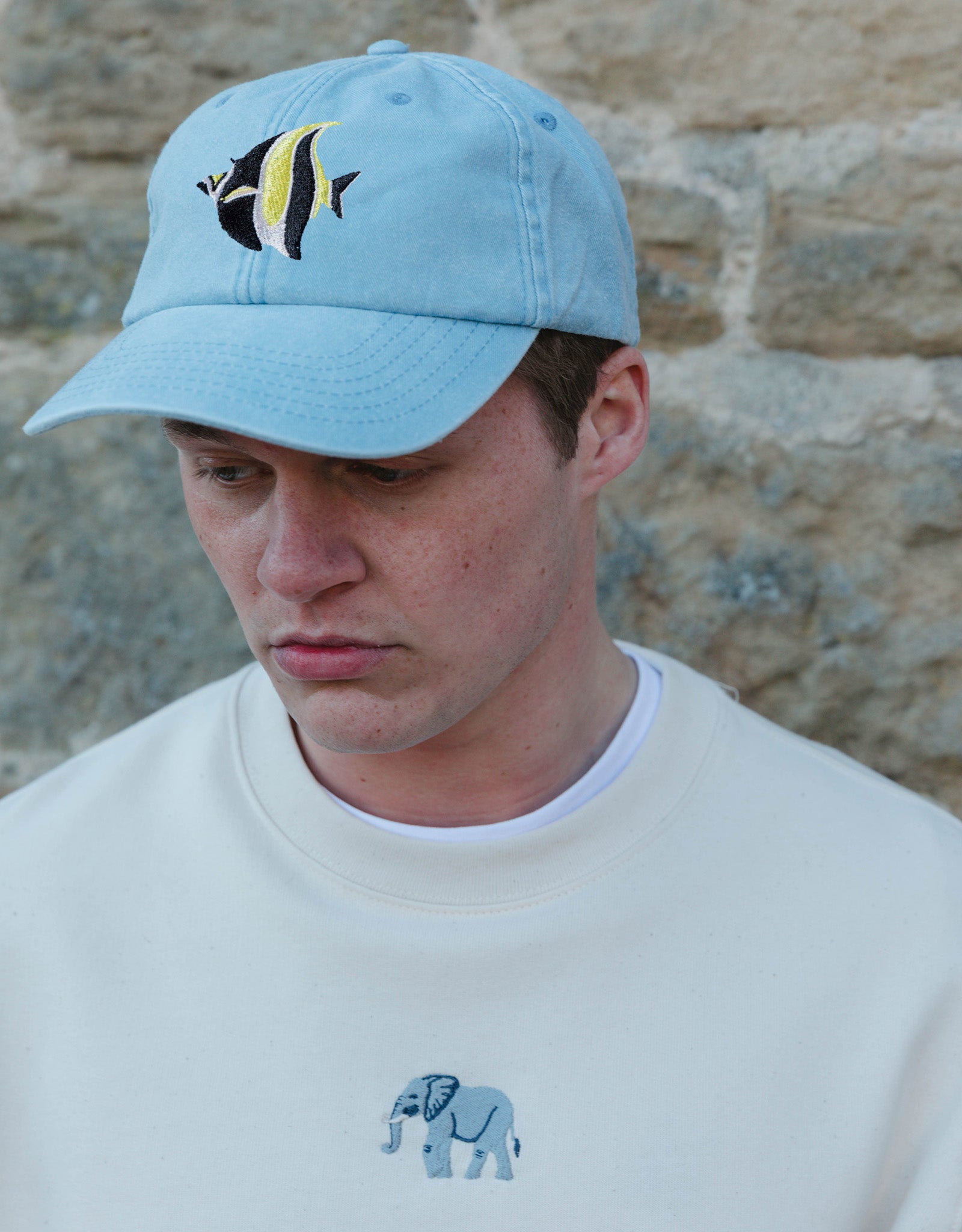 Angelfish Embroidered Vintage Cap
