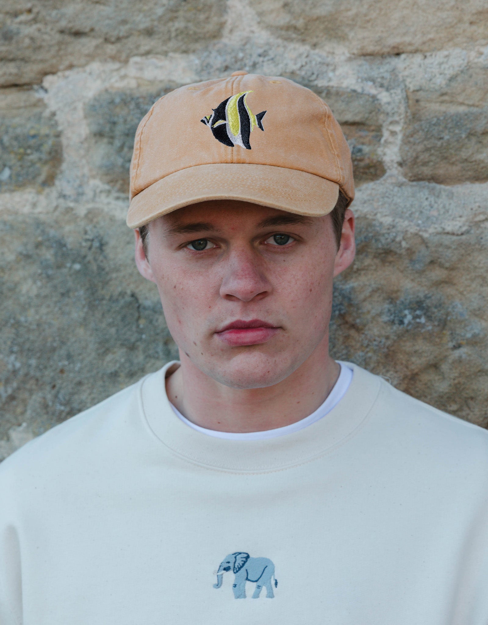 Angelfish Embroidered Vintage Cap