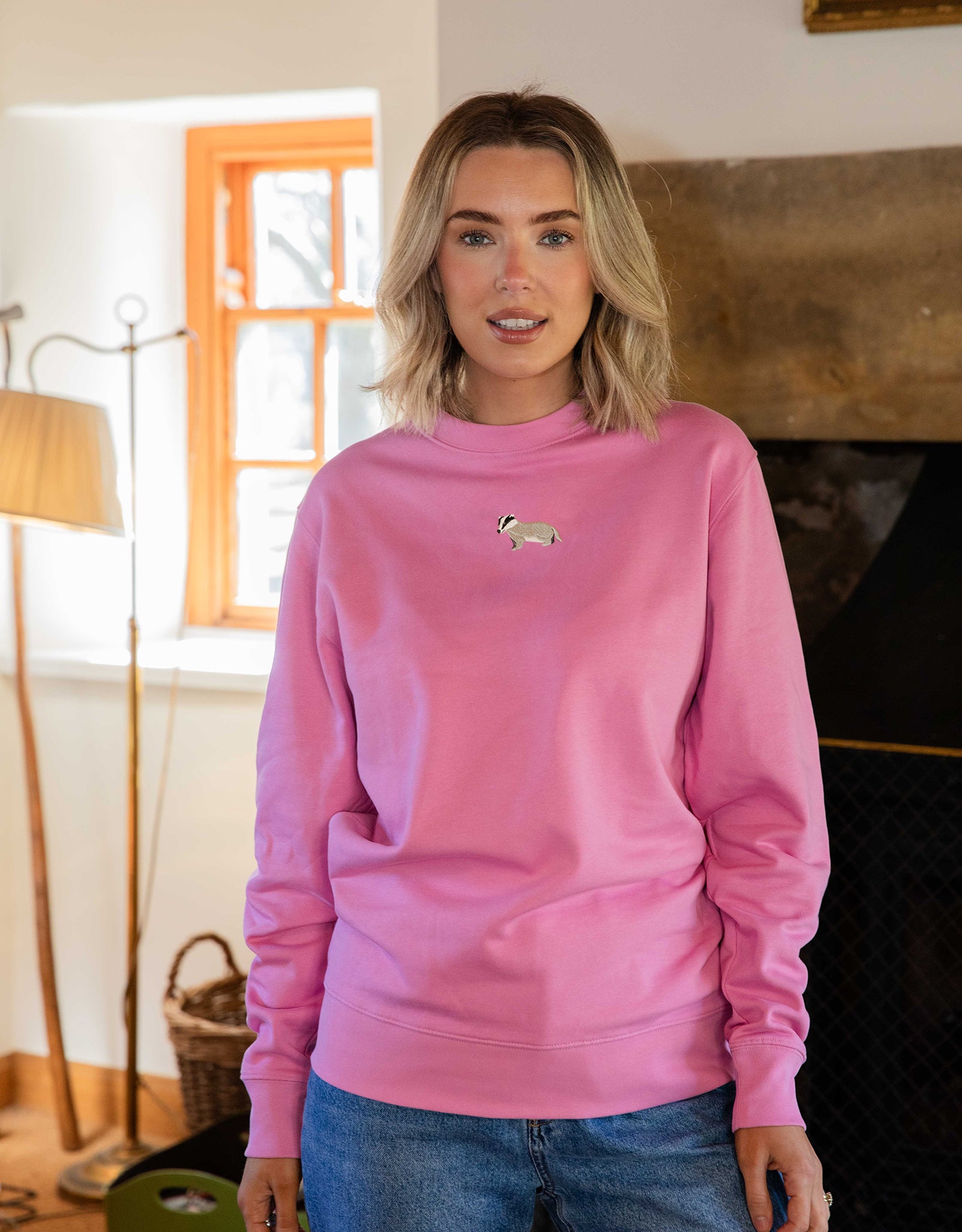 Badger Embroidered Unisex Sweatshirt
