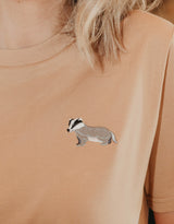 Badger Embroidered Unisex Oversized Tee